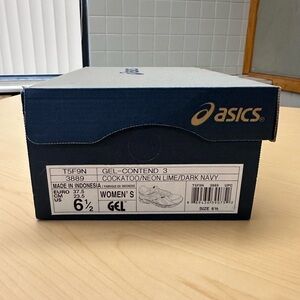 Asics Gel-Contend 3 Women's Shoes - Neon Lime and Dark Navy